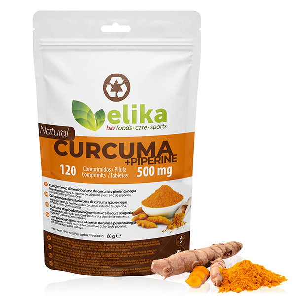 Comprimidos de CURCUMA + Piperine (120)